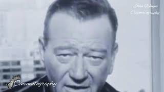 John Wayne Old Rare Interview Footage Video Recovered Video Hollywood Stars Cinematography Net Worth