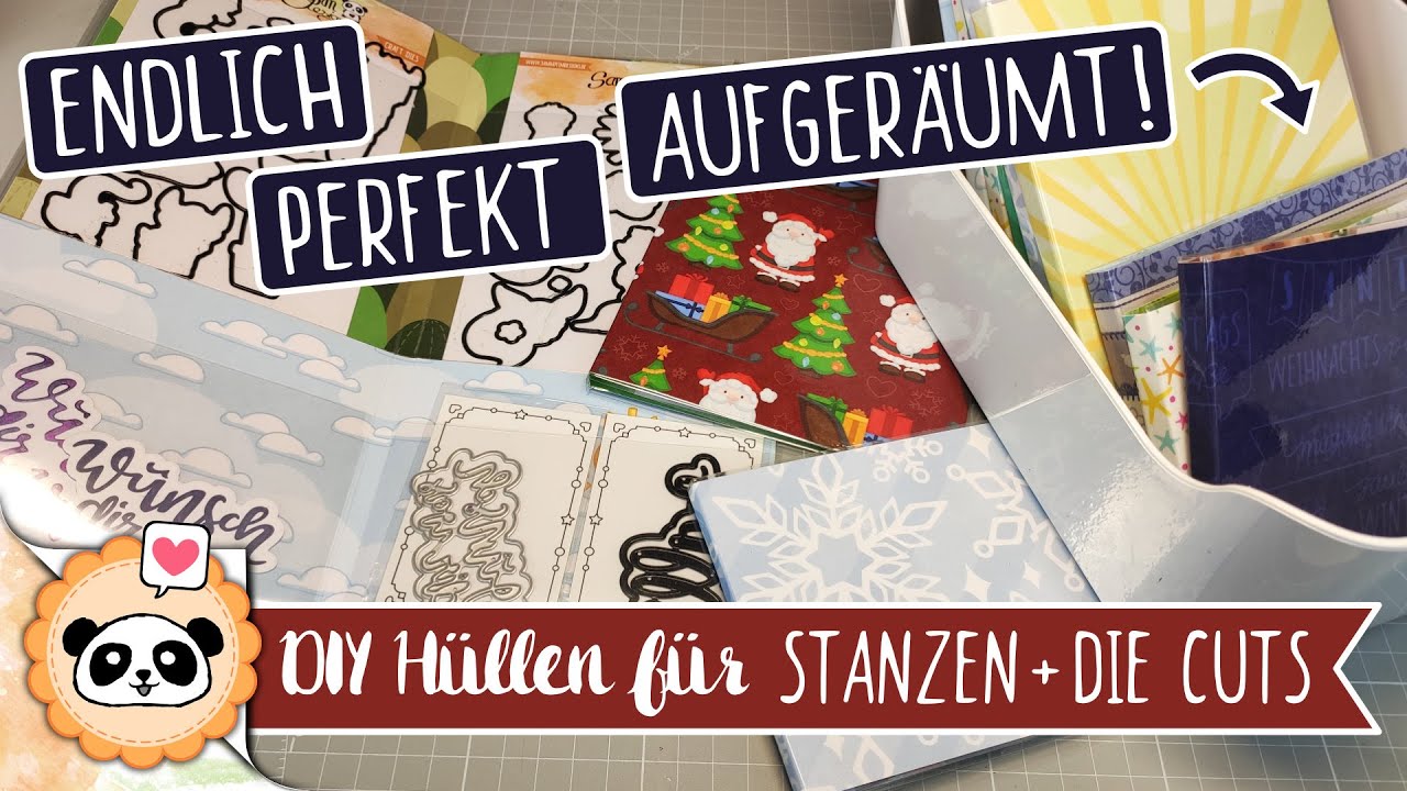 Meine neue selbstgemachte Aufbewahrung für Stanzen und Die Cuts, Ephemeras, Sticker uvm!