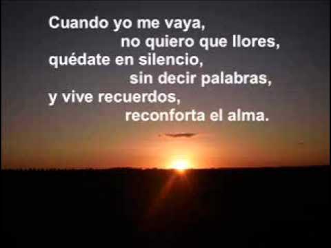CUANDO YO ME VAYA REFLEXION JORGE DUARTE - YouTube