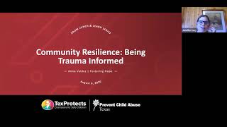 Community Resilience: Being Trauma Informed