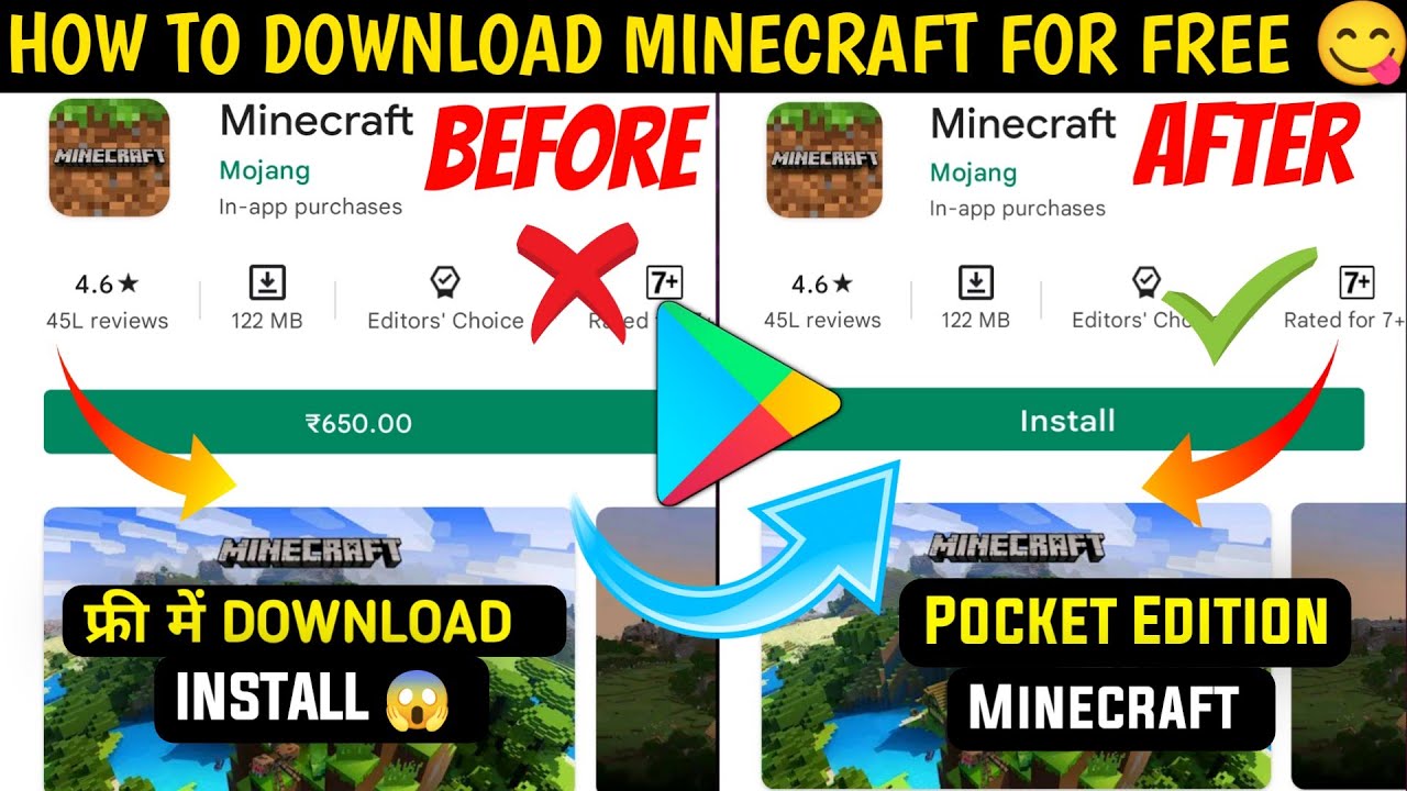 How To Buy Minecraft From Google Play Store  Download Minecraft Official  Version 