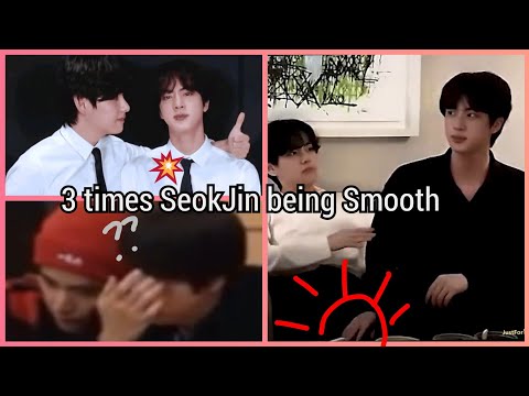 TaeJin~ 3 times Seokjin being smooth!! if TaeJin is just a FaNsErViCe then why so SECRECY??