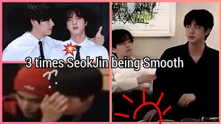 TaeJin~ 3 times Seokjin being smooth!! if TaeJin is just a FaNsErViCe then why so SECRECY??