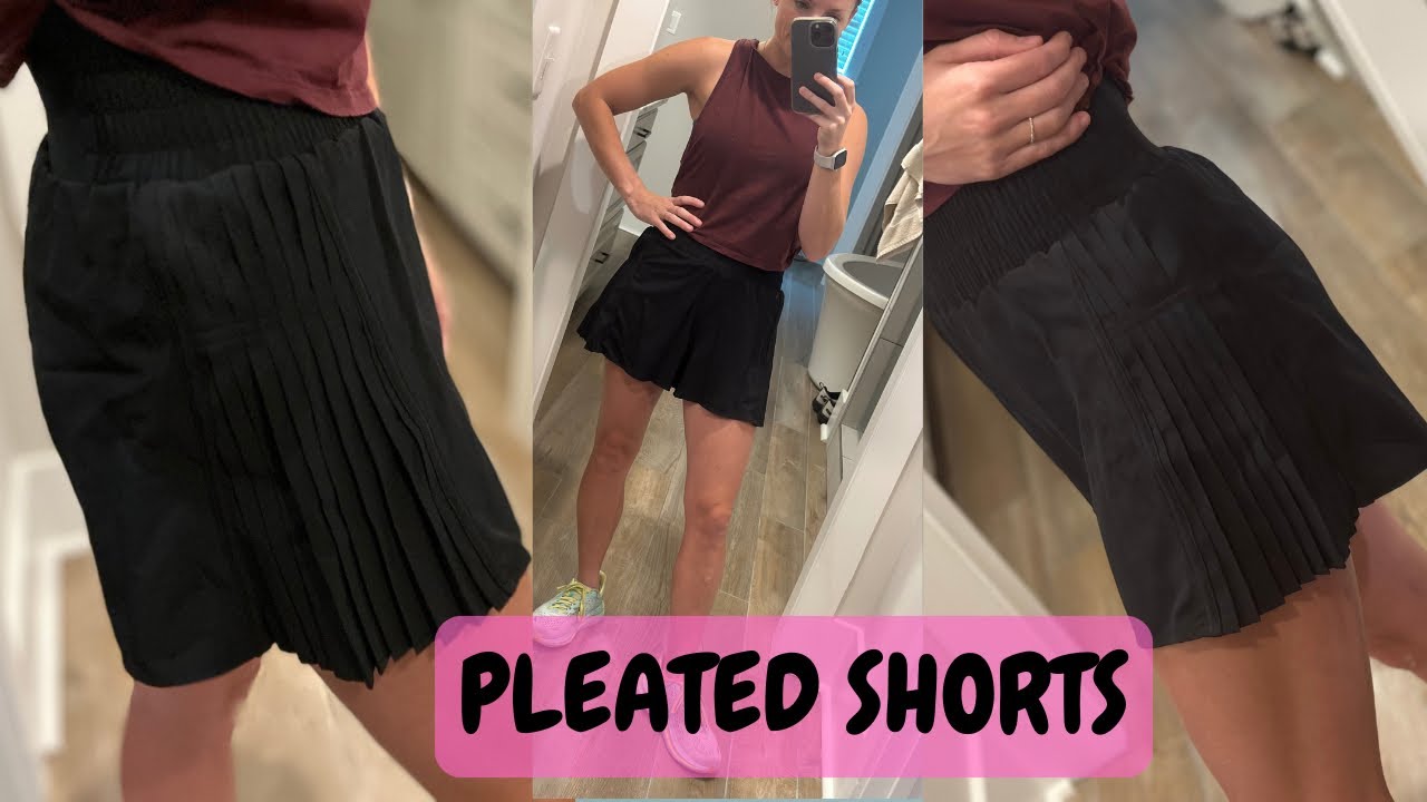 High Waisted Pleated Shorts