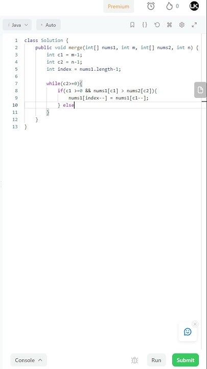 LeetCode Problem 88. Merge Sorted Array - YouTube