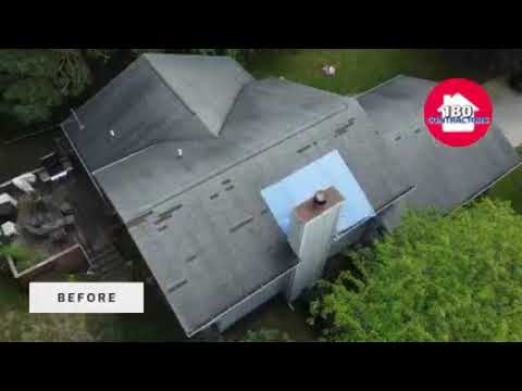 Roof Replacement Before & After