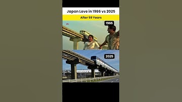 Japan’s Monorail Still the Same - 1966 vs 2025