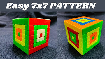 Dot Pattern on 7x7 Rubik