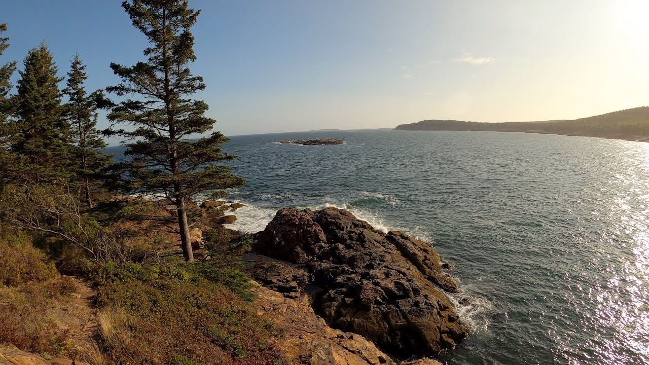 Sand Beach Acadia National Park |Great Head Trail | Hiking with Kids