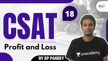 Profit and Loss PYQs | CSAT by SP Pandey Sir | UPSC CSE/IAS 2022/2023