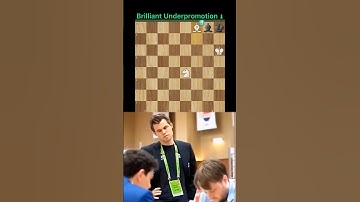 Underpromotion Leads to Mate! ⚡ #BrilliantMove #chess #endgame