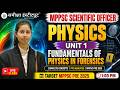 MPPSC Scientific Officer 2026 🔥 | MPPSC Scientific Officer Physics | Role of Physics in Forensic Sc