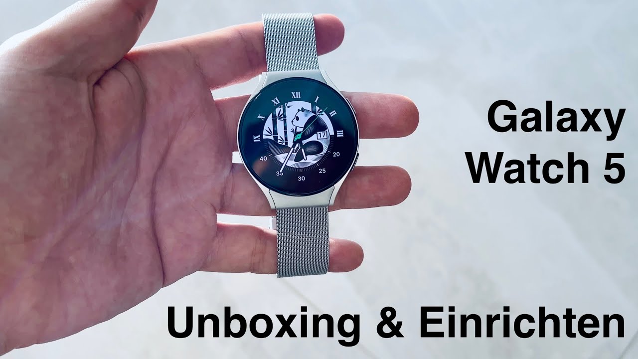 Samsung Galaxy Watch 5 Bedienungsanleitung Deutsch Pdf Samsung Galaxy Watch 5 unboxing & einrichten | deutsch - YouTube