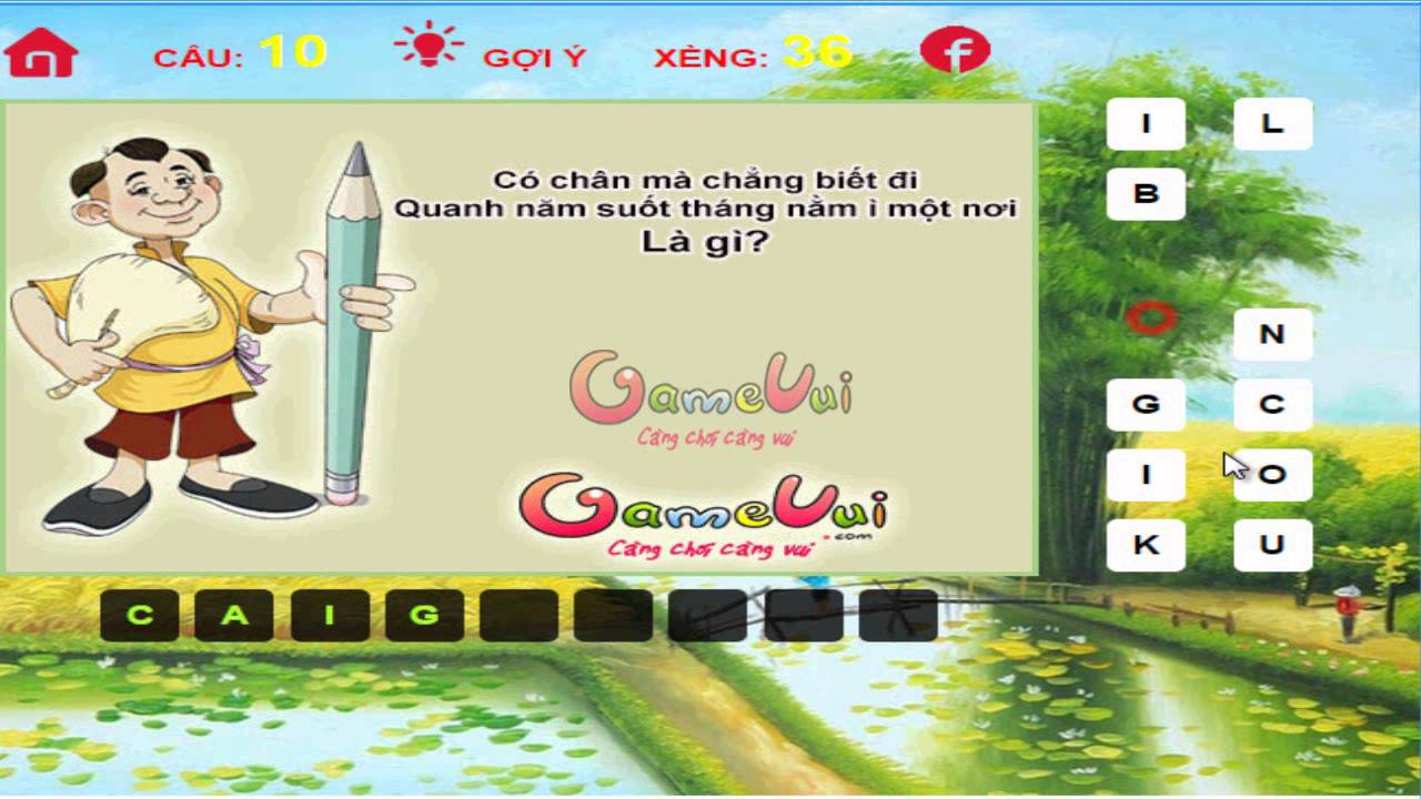 Hướng Dẫn Chơi Game Đố Vui (Câu 1 - 20) - Game Vui - Youtube