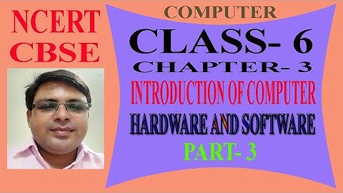 CLASS-6 CHAPTER-3  PART-3 | TYPES  OF SOFTWARE