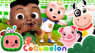 Farm Animal Song Dance! 🎶 | 🍉NEW Episode 🍉| Dance Party | CoComelon Nursery Rhymes & Kids Songs