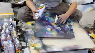 Spray Art Painting in Taipei