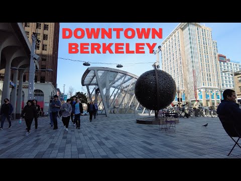 [4K] Walking DOWNTOWN BERKELEY, CALIFORNIA