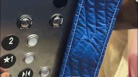 ThyssenKrupp elevator in nudge mode