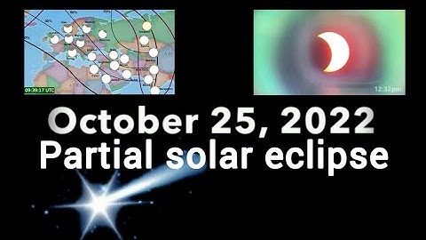 Partial Solar Eclipse ⏺️October 25 2022 ⏺️