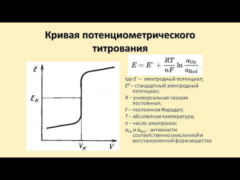 Видео: Почему индикатор не используют при потенциометрическом титровании?