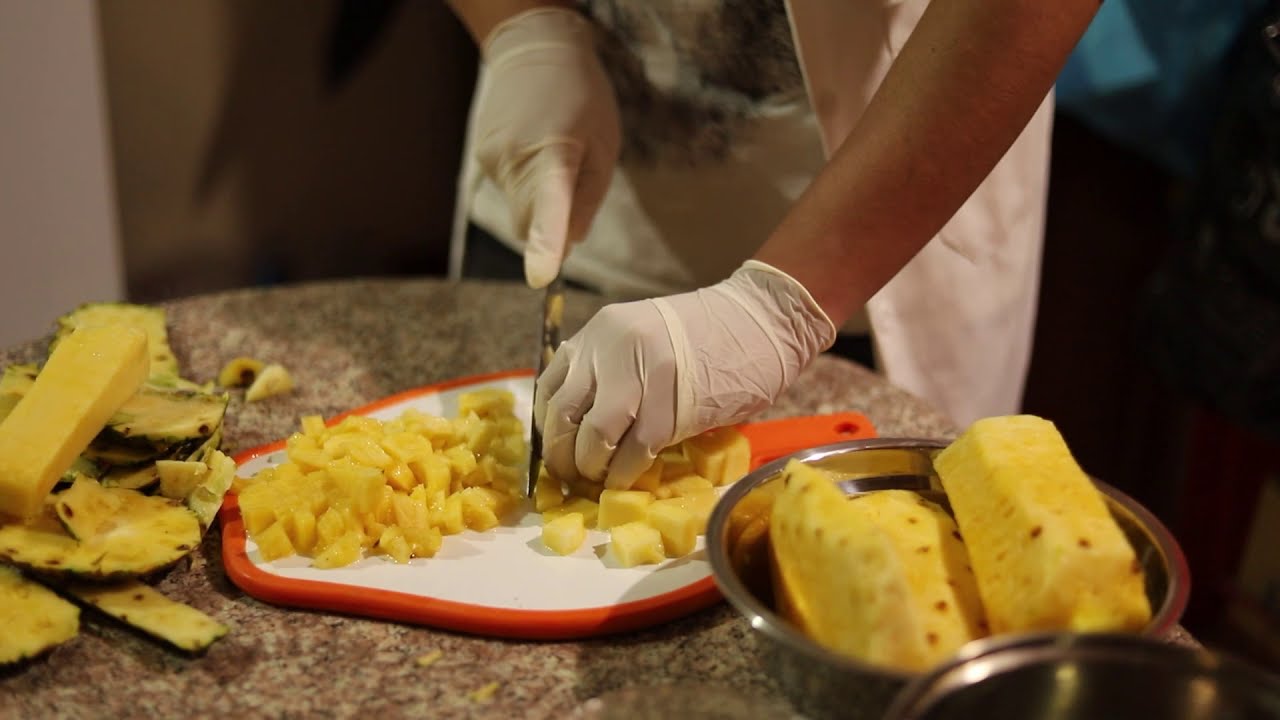 ¿Cómo hacer piña en almíbar? - YouTube