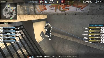 kOnfig Floating Triple kill - Team Dignitas vs. G2 Esports CS:GO ESL Pro League