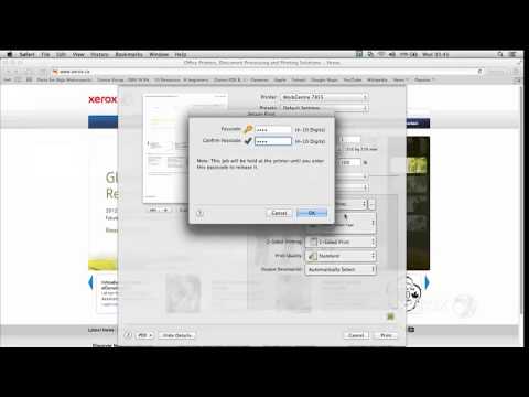 Secure Print - Xerox 5800 Series Training, QDoxs