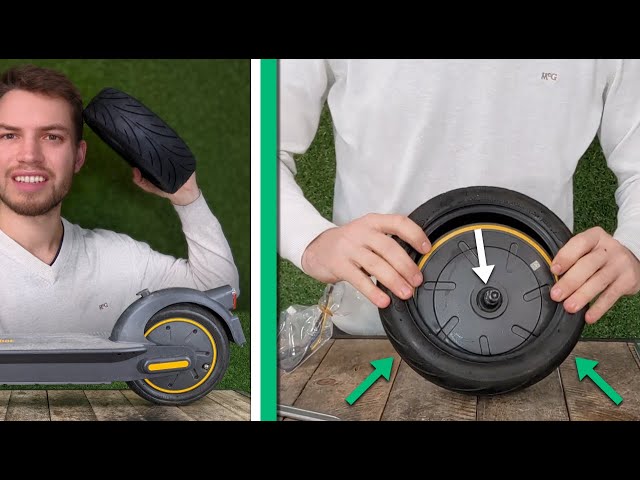 Roue Avant 10 Pouces Pour Ninebot Max G30 – Pneu Tubeless, Frein à Tambour, Costaude !