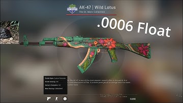 #1 lowest float Ak Wild Lotus