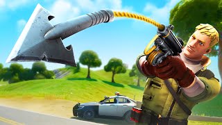 the NEW HARPOON GUN in Fortnite... (SO GOOD)