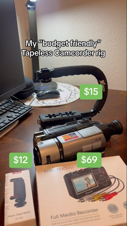 My “budget friendly” tapeless camcorder rig
