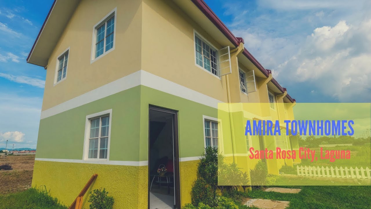 Amira Townhomes, Affordable Townhouse in Santa Rosa City, Laguna YouTube