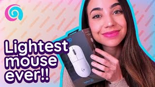 Logitech G Pro X SUPERLIGHT mouse UNBOXING - WHITE