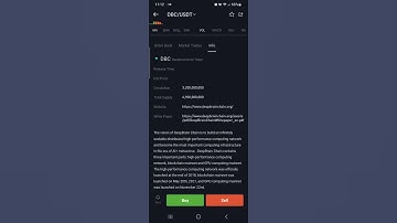 New Coin (Crypto) DeepBrain Chain (DBC) has been listed On BitMart