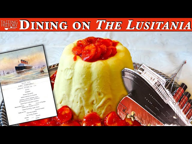 Dining on the Luxury Liner Lusitania class=
