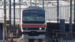 【片目ライト】武蔵野線E231系MU5編成（1421E  南船橋行き）南船橋駅入線。