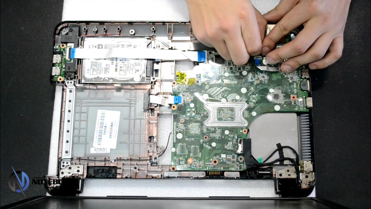 Как разобрать ноутбук hp 250