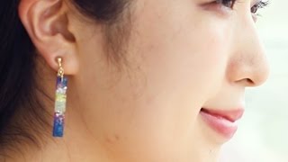 宇宙トリミングイヤリング☆光の反射で様々な表情に｜C CHANNEL DIY