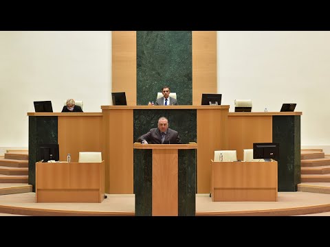 კობა გვენეტაძემ პარლამენტში 2019 წლის წლიური ანგარიში წარადგინა