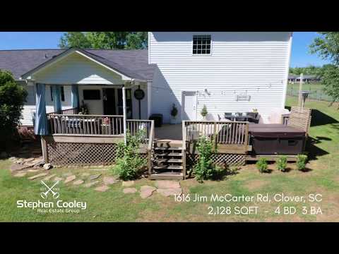 1616 Jim McCarter Road, Clover, SC home video tour