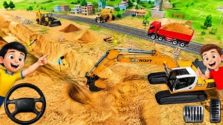 City Construction Heavy Excavator Gameplay | Real Construction Simulator Level Challenge 🚧