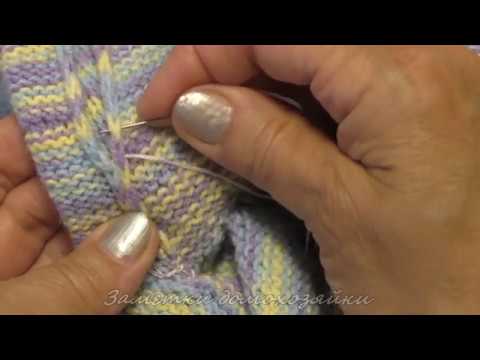 Как сшить рукав вязаного изделия