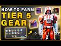 How to Farm Tier 5 Gear | Tips & Tricks ► Destiny 2 Monument Of Triumph