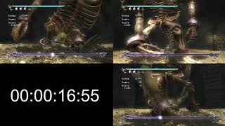 Ninja Gaiden Sigma 2 Giant Bone Boss Speed Kills comparison