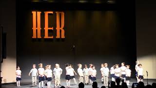 2018 0209 15 GVA CS Chinese Culture Day k Sings Pass Handkerchief HaHa Song