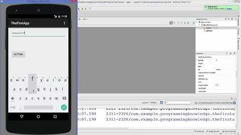Android Tutorial Basics wrap content, fill parent, Password Field and Toast in Android