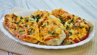 Нежные куриные отбивные в духовке (мясо по-французски) Нежные куриные отбивные в духовке (мясо по-французски)
