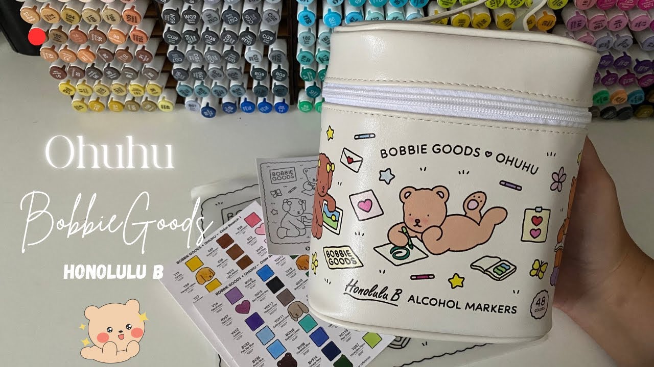 Ohuhu Bobbie Goods coloring book Honolulu B | Review |Swatch 💕