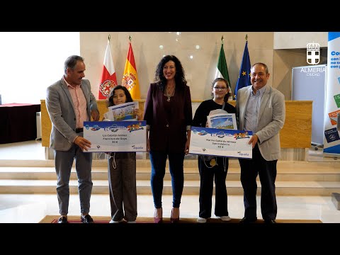 Acto de entrega de los premios del concurso infantil de dibujo Aqualia